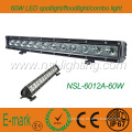 20" 60W CREE LED light bar Single Row 9--32V IP67 led bar light 12month warranty 20" 60w CREE led light bar